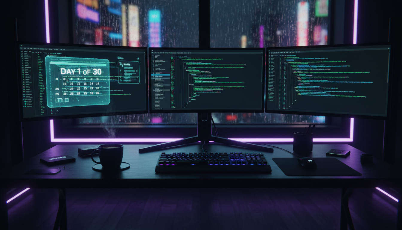 Zero to System: Kickstarting My 30-Day AI Shipping Challenge